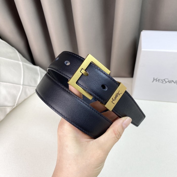 Saint Laurent YSL Womens Belt Luxury Brand Women Belts Luxury Brand with Original Box