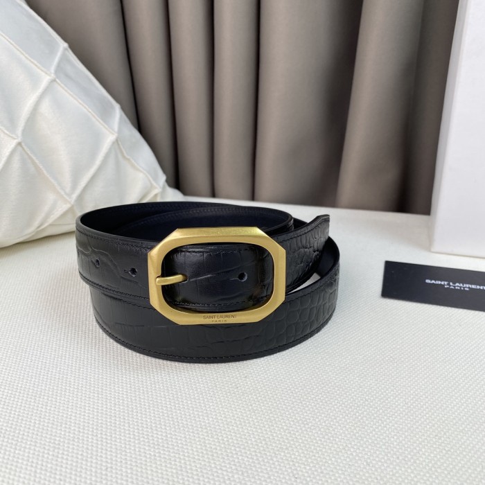 Saint Laurent YSL Womens Belt Luxury Brand Women Belts Luxury Brand with Original Box
