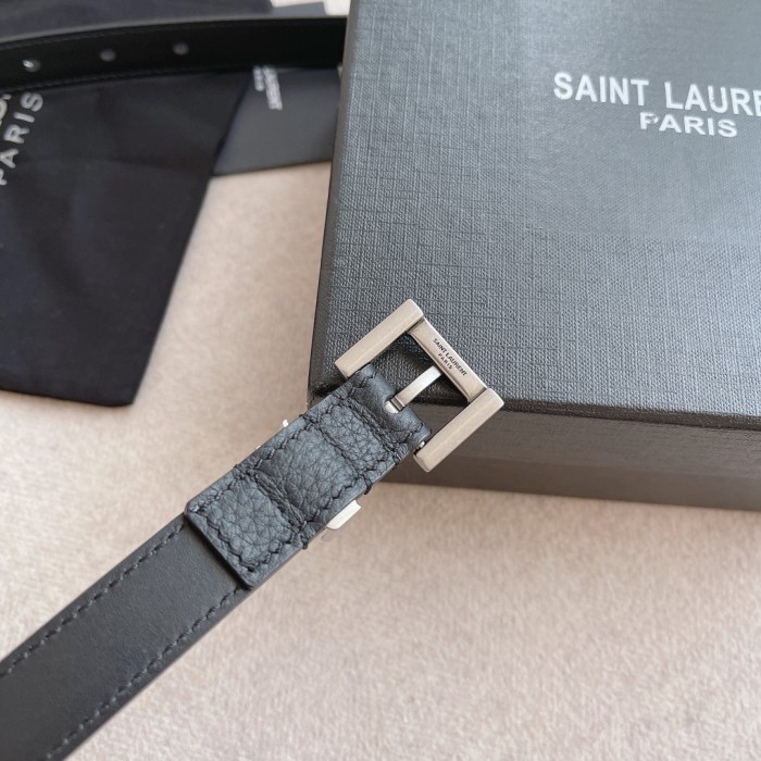 Saint Laurent YSL Womens Belt Luxury Brand Women Belts Luxury Brand with Original Box
