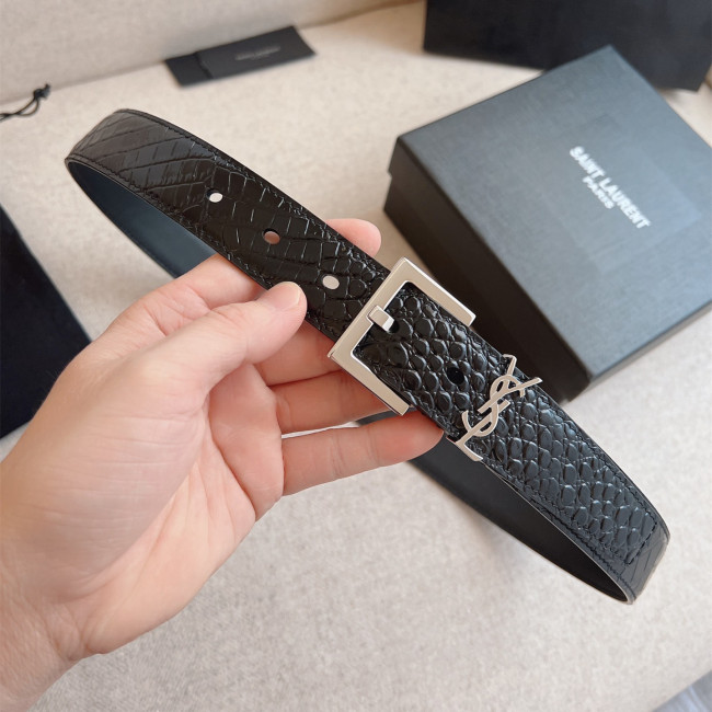 Saint Laurent YSL Womens Belt Luxury Brand Women Belts Luxury Brand with Original Box