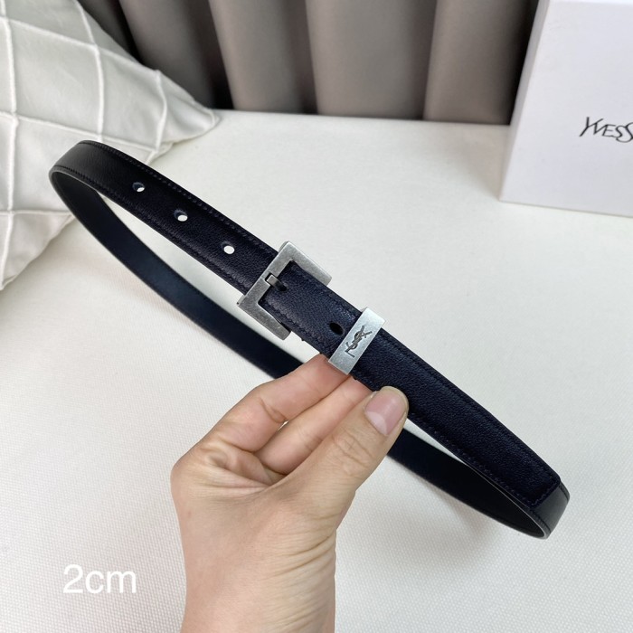 Saint Laurent YSL Womens Belt Luxury Brand Women Belts Luxury Brand with Original Box