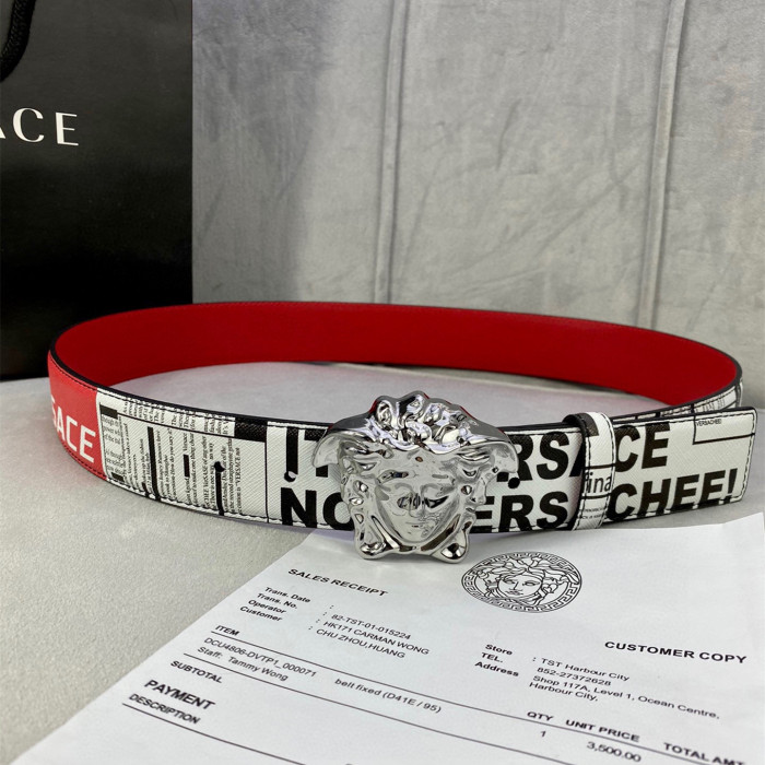 Versace Mens Belt Luxury Brand Fashion Men Belts with Original Box