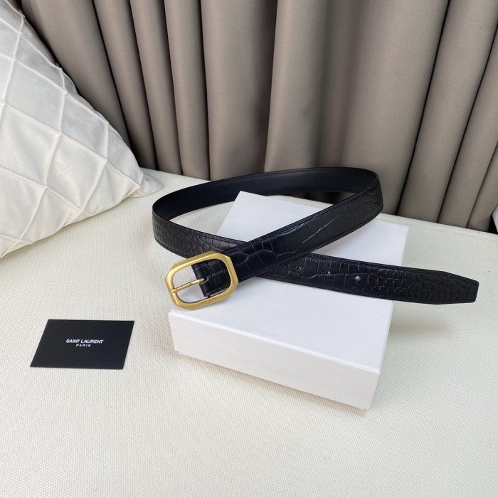 Saint Laurent YSL Womens Belt Luxury Brand Women Belts Luxury Brand with Original Box