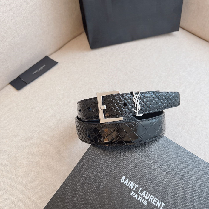 Saint Laurent YSL Womens Belt Luxury Brand Women Belts Luxury Brand with Original Box