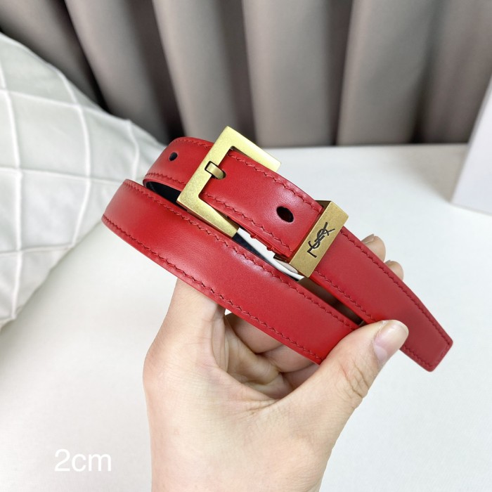 Saint Laurent YSL Womens Belt Luxury Brand Women Belts Luxury Brand with Original Box