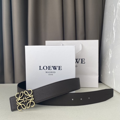 Loewe Men Leather Belt Luxury Brand Design Fashion Type with Original Box