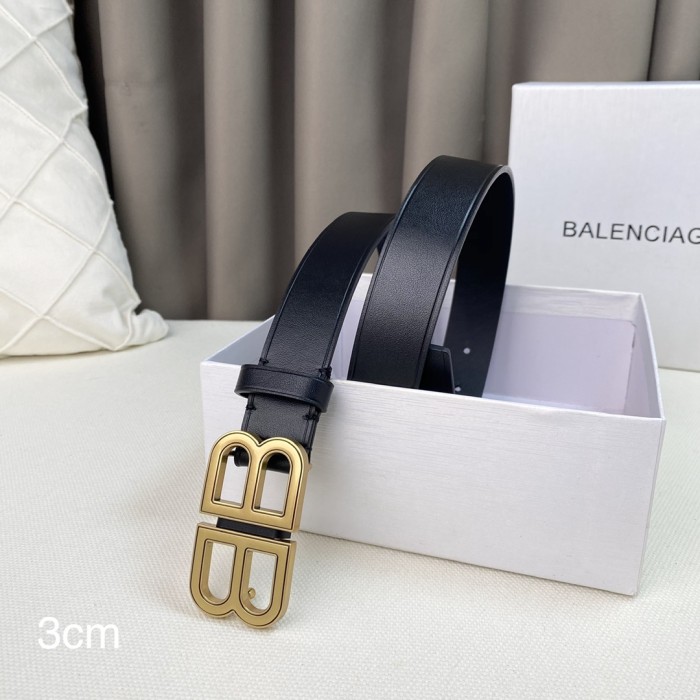 Balenciaga Men Womens Belt Luxury Brand Design Fashion Type with Original Box