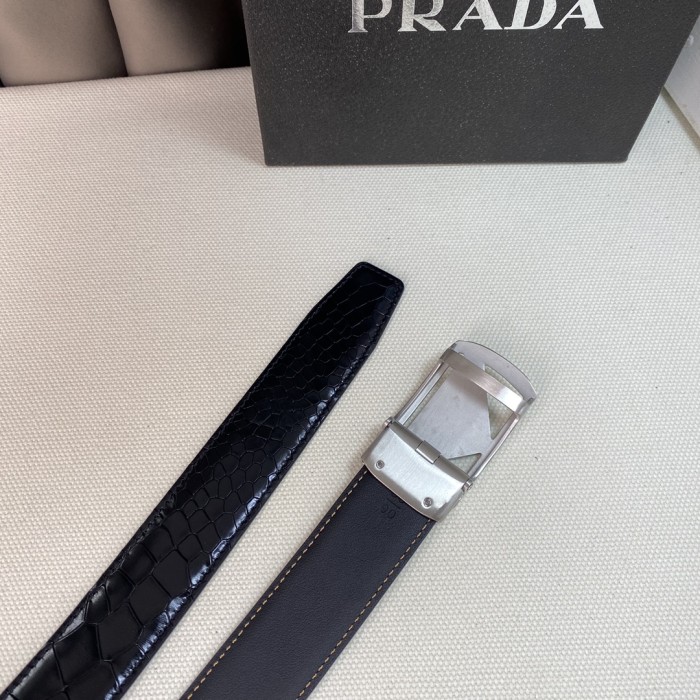 Prada Mens Belt Luxury Brand Fashion Men Belts with Original Box
