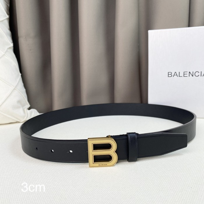 Balenciaga Men Womens Belt Luxury Brand Design Fashion Type with Original Box