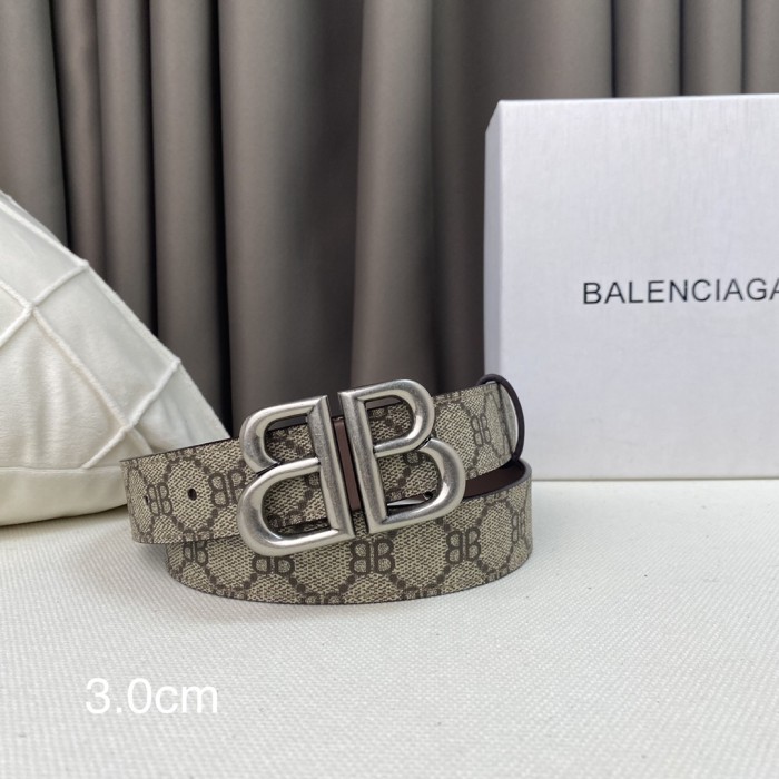 Balenciaga Womens Belt Luxury Brand Design Fashion Type with Original Box