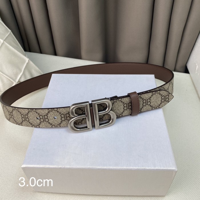 Balenciaga Womens Belt Luxury Brand Design Fashion Type with Original Box