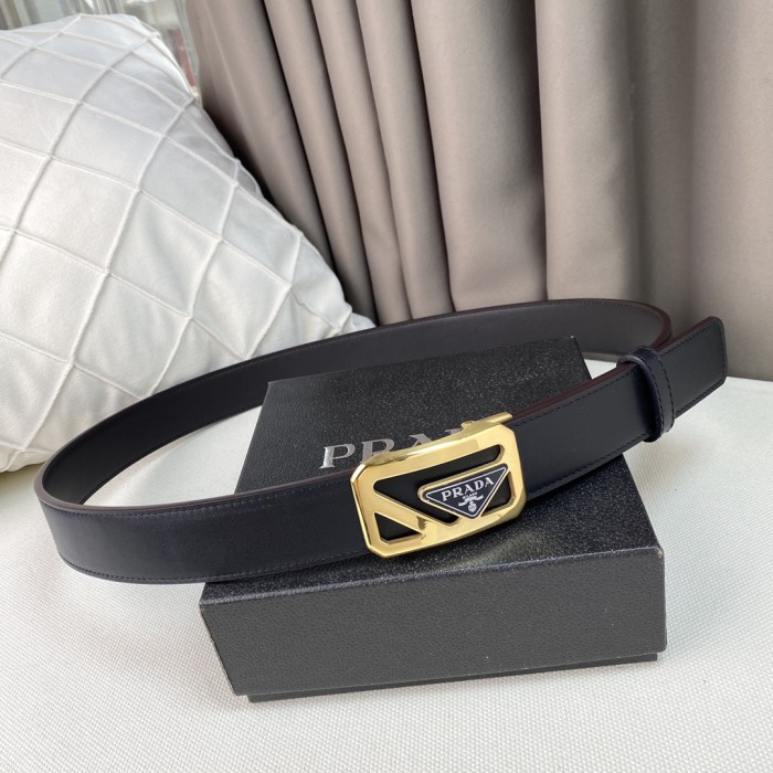 Prada Mens Belt Luxury Brand Fashion Men Belts with Original Box