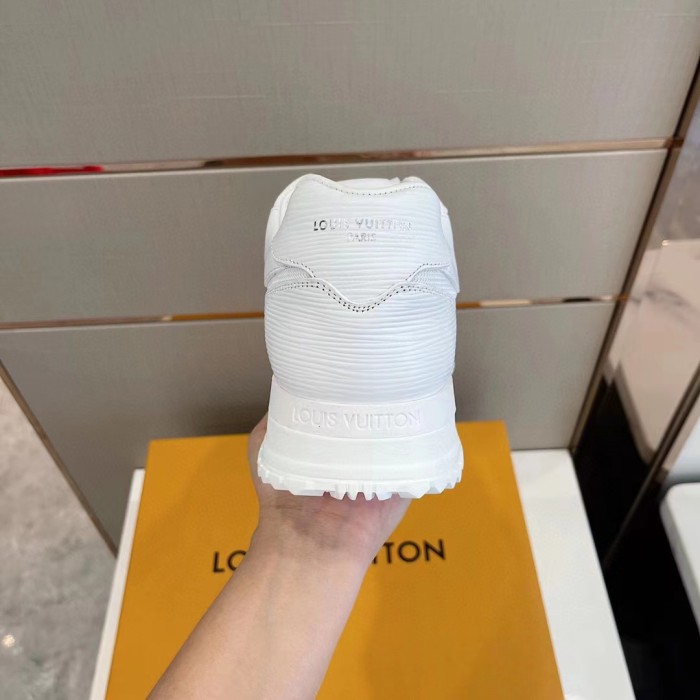 Louis Vuitton Men Shoes Sports RUN AWAY SNEAKER Running Design Luxury Brand with Original Box 1A9ZK8 Monogram-embossed grained calf leather and Epi calf leather