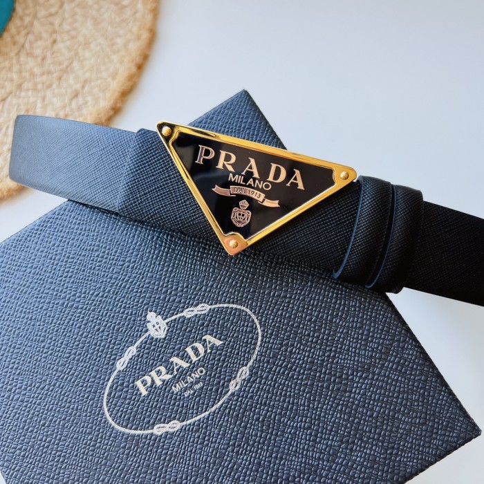 Prada Mens Belt Luxury Brand Fashion Men Belts with Original Box