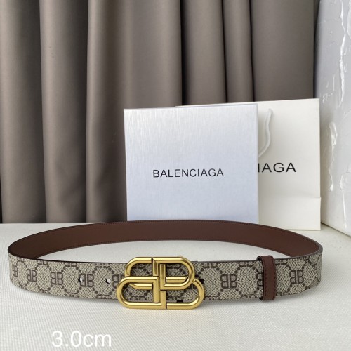 Balenciaga Men Womens Belt Luxury Brand Design Fashion Type with Original Box