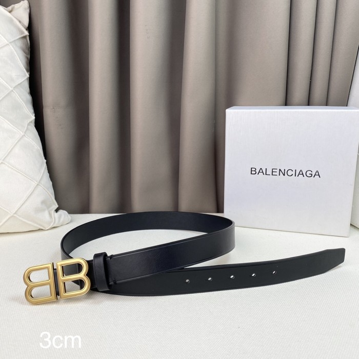 Balenciaga Men Womens Belt Luxury Brand Design Fashion Type with Original Box