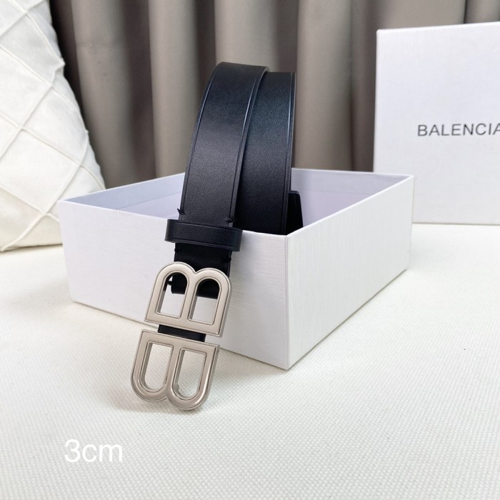 Balenciaga Men Womens Belt Luxury Brand Design Fashion Type with Original Box