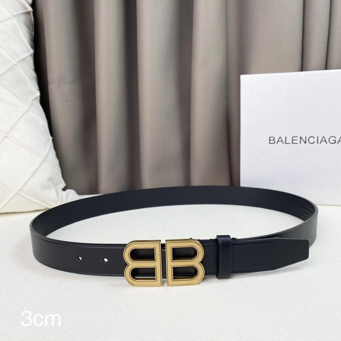 Balenciaga Men Womens Belt Luxury Brand Design Fashion Type with Original Box