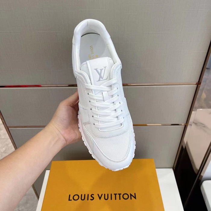 Louis Vuitton Men Shoes Sports RUN AWAY SNEAKER Running Design Luxury Brand with Original Box 1A9ZK8 Monogram-embossed grained calf leather and Epi calf leather
