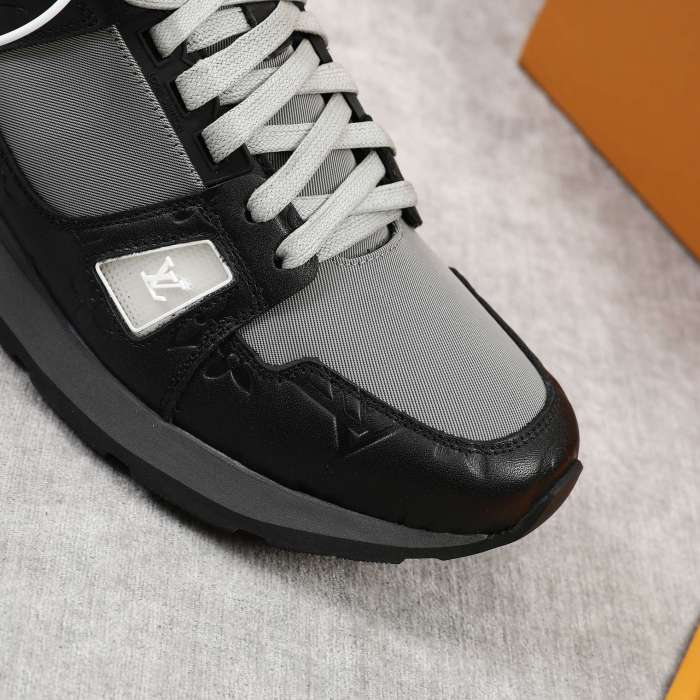 Louis Vuitton Men Shoes Sports RUN AWAY SNEAKER Running Design Luxury Brand with Original Box 1A9ZK8 Monogram-embossed grained calf leather and Epi calf leather