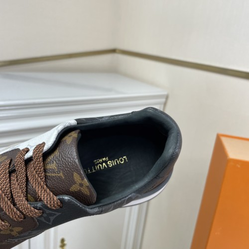 Louis Vuitton Men Shoes Sports RUN AWAY SNEAKER Running Design Luxury Brand with Original Box 1A9ZK8 Monogram-embossed grained calf leather and Epi calf leather