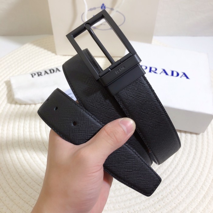 Prada Mens Belt Luxury Brand Fashion Men Belts with Original Box