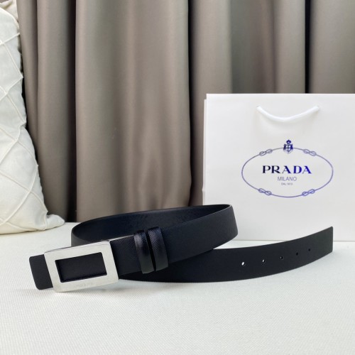 Prada Mens Belt Luxury Brand Fashion Men Belts with Original Box