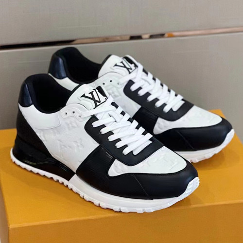 Louis Vuitton Men Shoes Sports RUN AWAY SNEAKER Running Design Luxury Brand with Original Box 1A9ZK8 Monogram-embossed grained calf leather and Epi calf leather