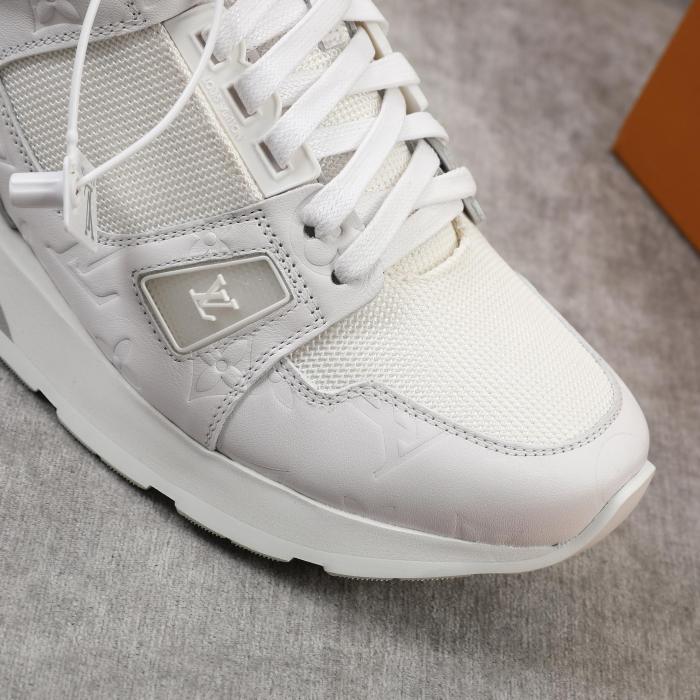 Louis Vuitton Men Shoes Sports RUN AWAY SNEAKER Running Design Luxury Brand with Original Box 1A9ZK8 Monogram-embossed grained calf leather and Epi calf leather