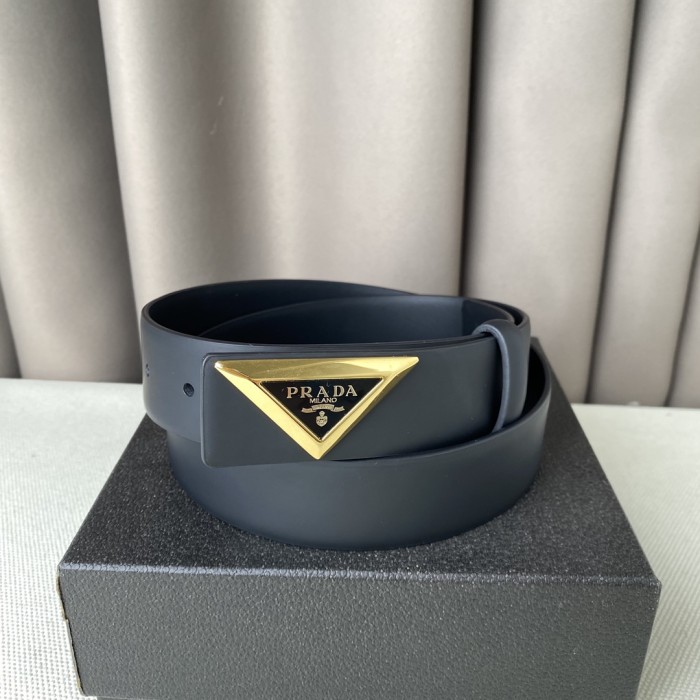 Prada Mens Belt Luxury Brand Fashion Men Belts with Original Box