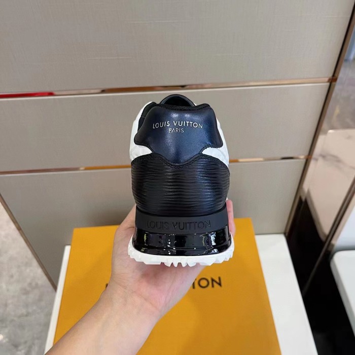 Louis Vuitton Men Shoes Sports RUN AWAY SNEAKER Running Design Luxury Brand with Original Box 1A9ZK8 Monogram-embossed grained calf leather and Epi calf leather