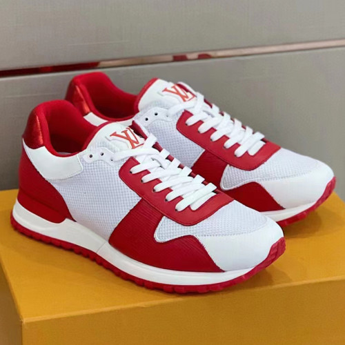 Louis Vuitton Men Shoes Sports RUN AWAY SNEAKER Running Design Luxury Brand with Original Box 1A9ZK8 Monogram-embossed grained calf leather and Epi calf leather