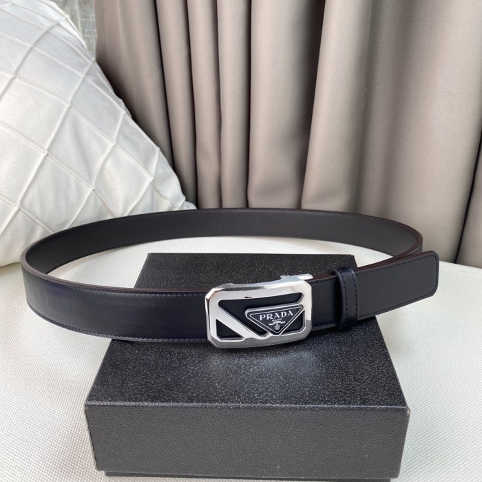 Prada Mens Belt Luxury Brand Fashion Men Belts with Original Box