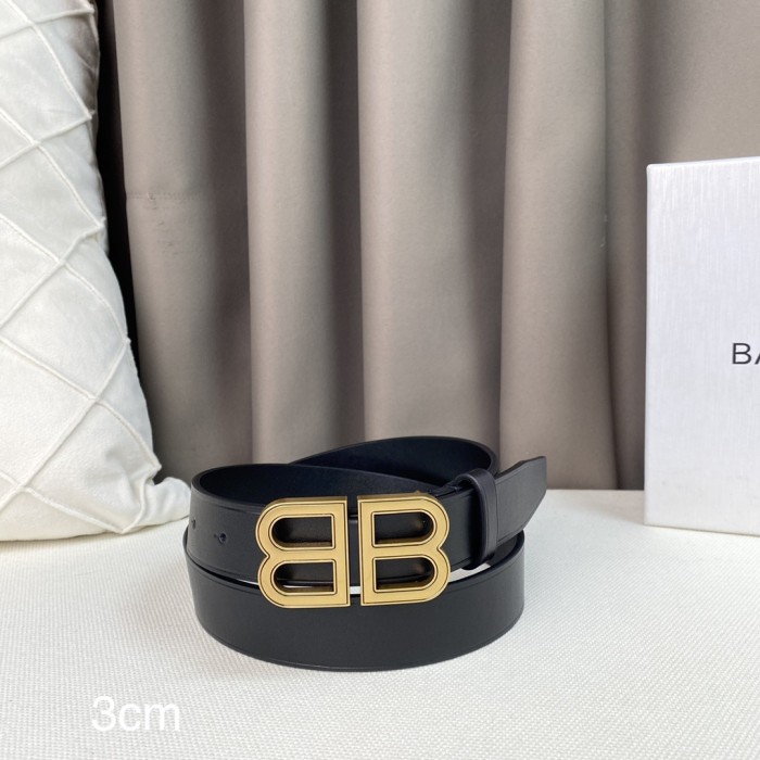 Balenciaga Men Womens Belt Luxury Brand Design Fashion Type with Original Box