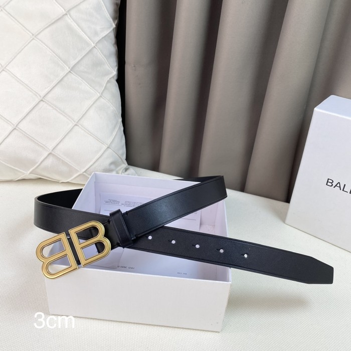 Balenciaga Men Womens Belt Luxury Brand Design Fashion Type with Original Box