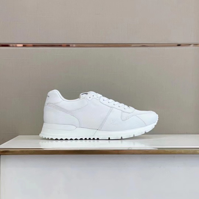 Louis Vuitton Men Shoes Sports RUN AWAY SNEAKER Running Design Luxury Brand with Original Box 1A9ZK8 Monogram-embossed grained calf leather and Epi calf leather