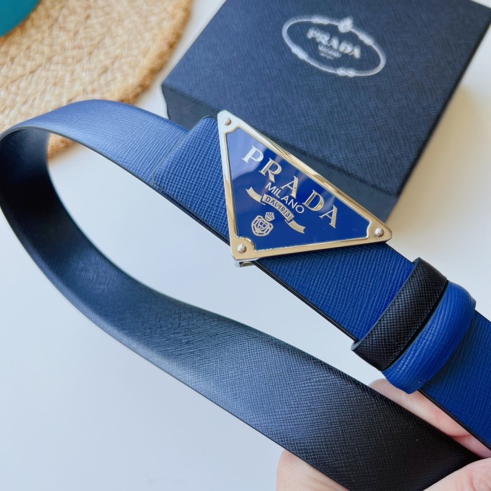 Prada Mens Belt Luxury Brand Fashion Men Belts with Original Box