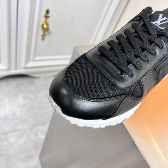 Louis Vuitton Men Shoes Sports RUN AWAY SNEAKER Running Design Luxury Brand with Original Box 1A9ZK8 Monogram-embossed grained calf leather and Epi calf leather