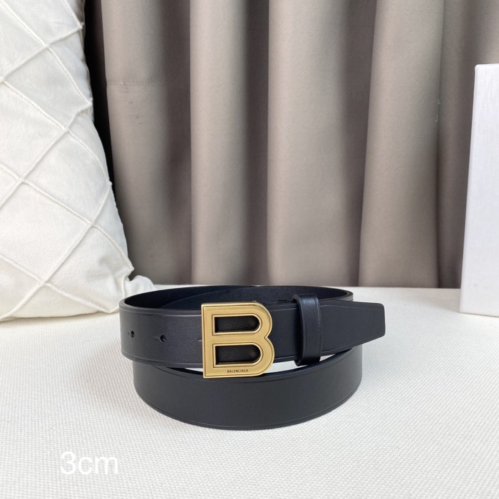 Balenciaga Men Womens Belt Luxury Brand Design Fashion Type with Original Box