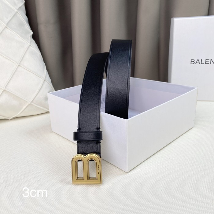 Balenciaga Men Womens Belt Luxury Brand Design Fashion Type with Original Box
