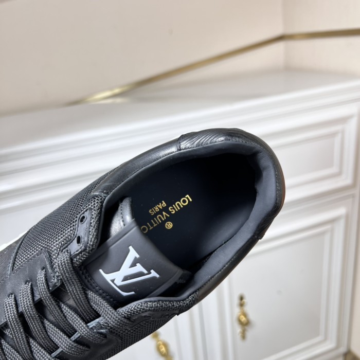 Louis Vuitton Men Shoes Sports RUN AWAY SNEAKER Running Design Luxury Brand with Original Box 1A9ZK8 Monogram-embossed grained calf leather and Epi calf leather