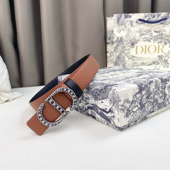 Dior Womens Belt Luxury Brand Design Fashion Type with Original Box