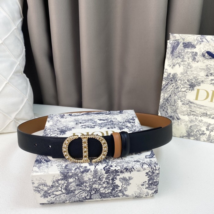 Dior Womens Belt Luxury Brand Design Fashion Type with Original Box