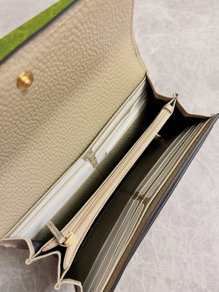 Gucci Womens Mens Bags Wallets Luxury Brand  Gucci GG Supreme Ophidia Continental Wallet with Original Box 523153 96IWG 9794