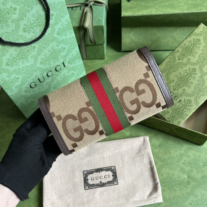 Gucci Womens Mens Bags Wallets Luxury Brand  Gucci GG Supreme Ophidia Continental Wallet with Original Box 523153 96IWG 9794