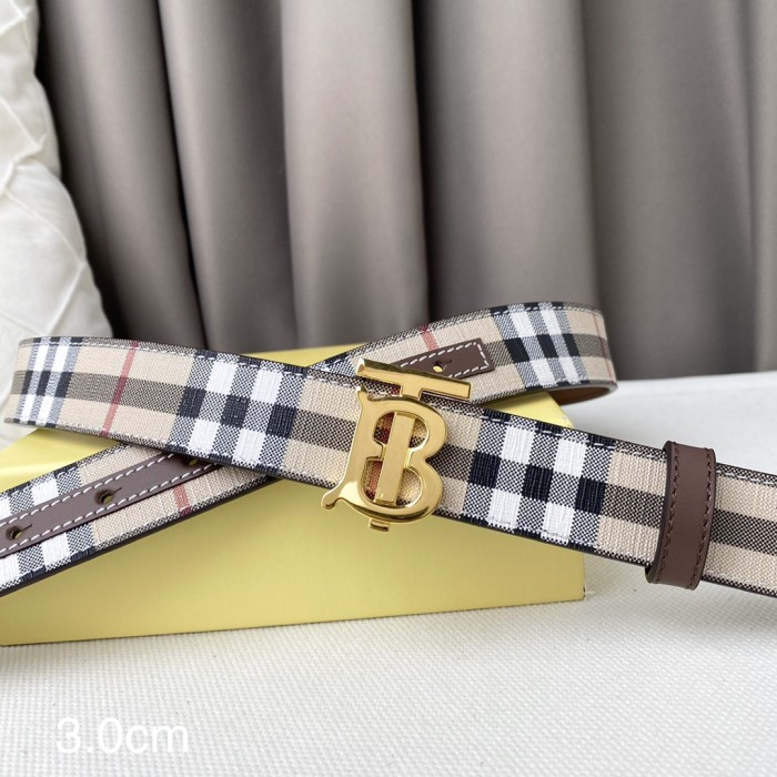 Burberry Womens Belt Luxury Brand Design Fashion Type with Original Box