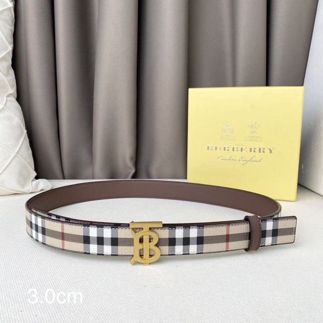 Burberry Womens Belt Luxury Brand Design Fashion Type with Original Box