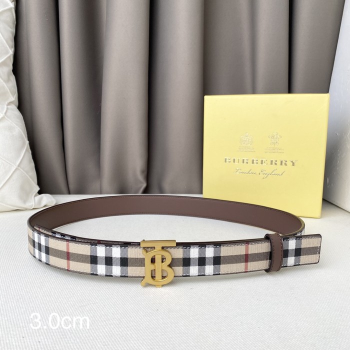 Burberry Womens Belt Luxury Brand Design Fashion Type with Original Box