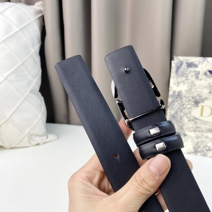 Dior Womens Belt Luxury Brand Design Fashion Type with Original Box