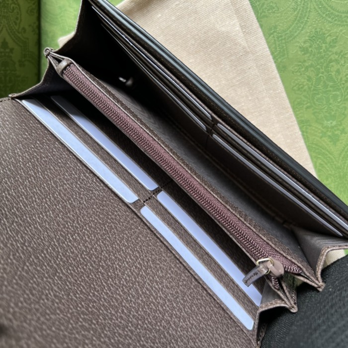 Gucci Womens Mens Bags Wallets Luxury Brand  Gucci GG Supreme Ophidia Continental Wallet with Original Box 523153 96IWG 9794
